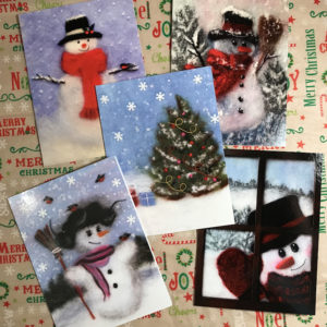 Christmas Cards With Envelop Blank On The Inside, Holiday Greeting Cards