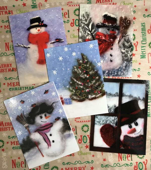 Christmas Cards With Envelop Blank On The Inside, Holiday Greeting Cards