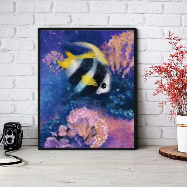 Sea Life Art Print Fish Under The Sea Nautical Wall Art Decor