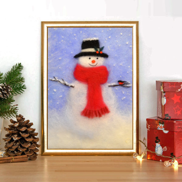 Poster "Snowman" | Artist Oksana Ball
