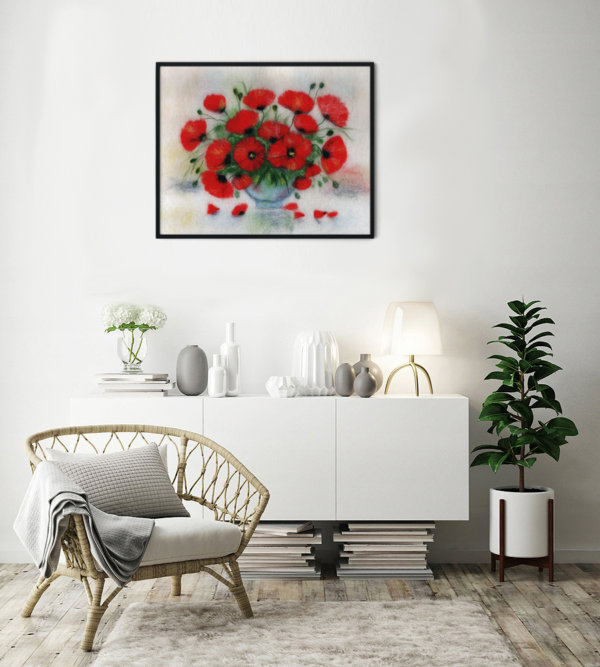 Print "Bouquet Of Poppies" | Artist Oksana Ball