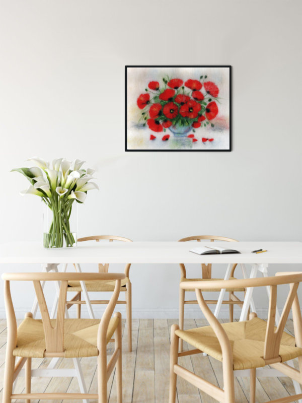 Print "Bouquet Of Poppies" | Artist Oksana Ball