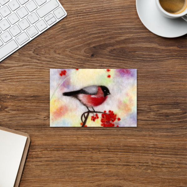 Postcard "Colorful Bullfinch"