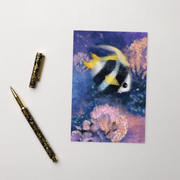 Postcard "Fish Under The Sea"