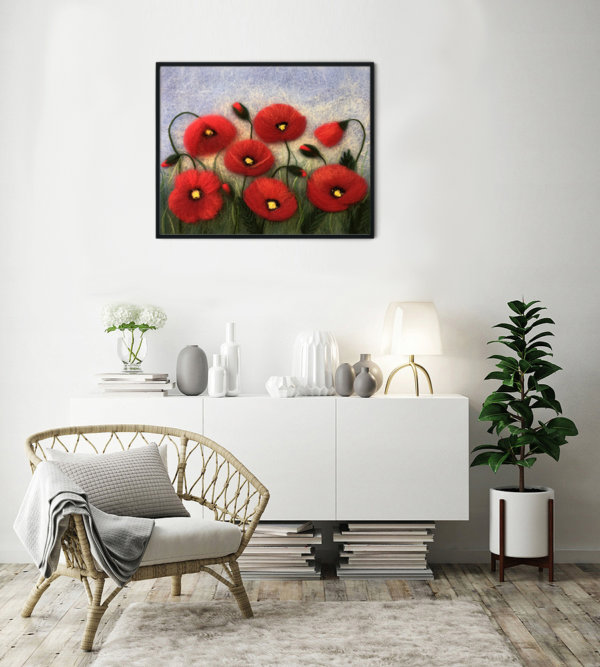 Poster "Field Of Poppies" | Artist Oksana Ball