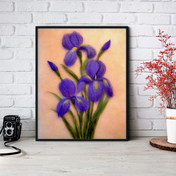Poster "Purple Irises" | Artist Oksana Ball