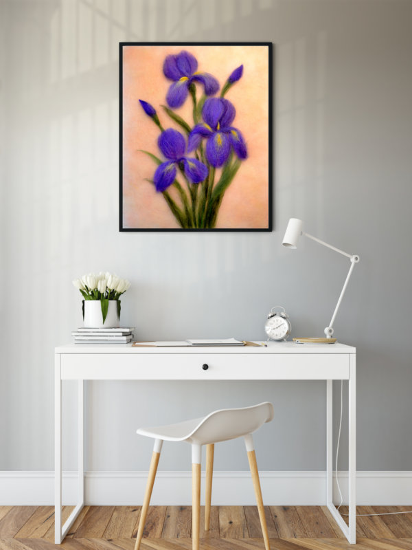 Poster "Purple Irises" | Artist Oksana Ball