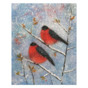 Jigsaw Puzzle "Two Bullfinches"