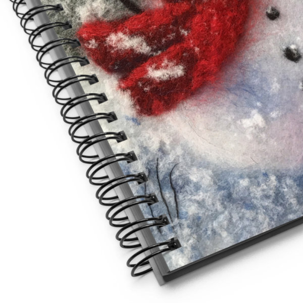 Notebook "Snowman With A Broom"
