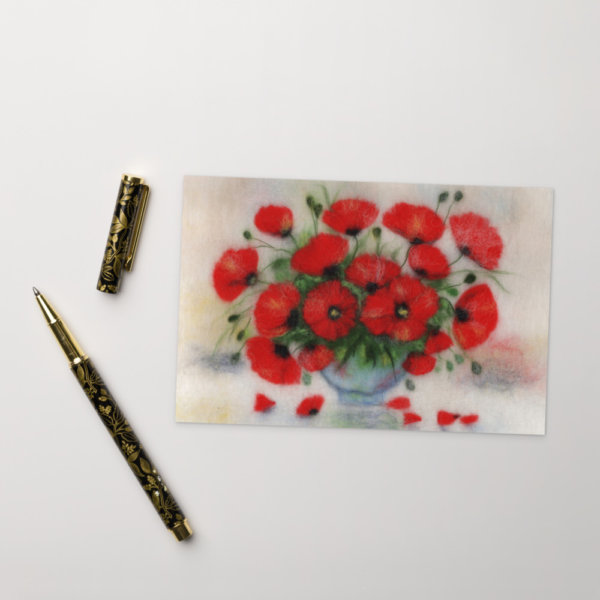Postcard "Bouquet Of Poppies"